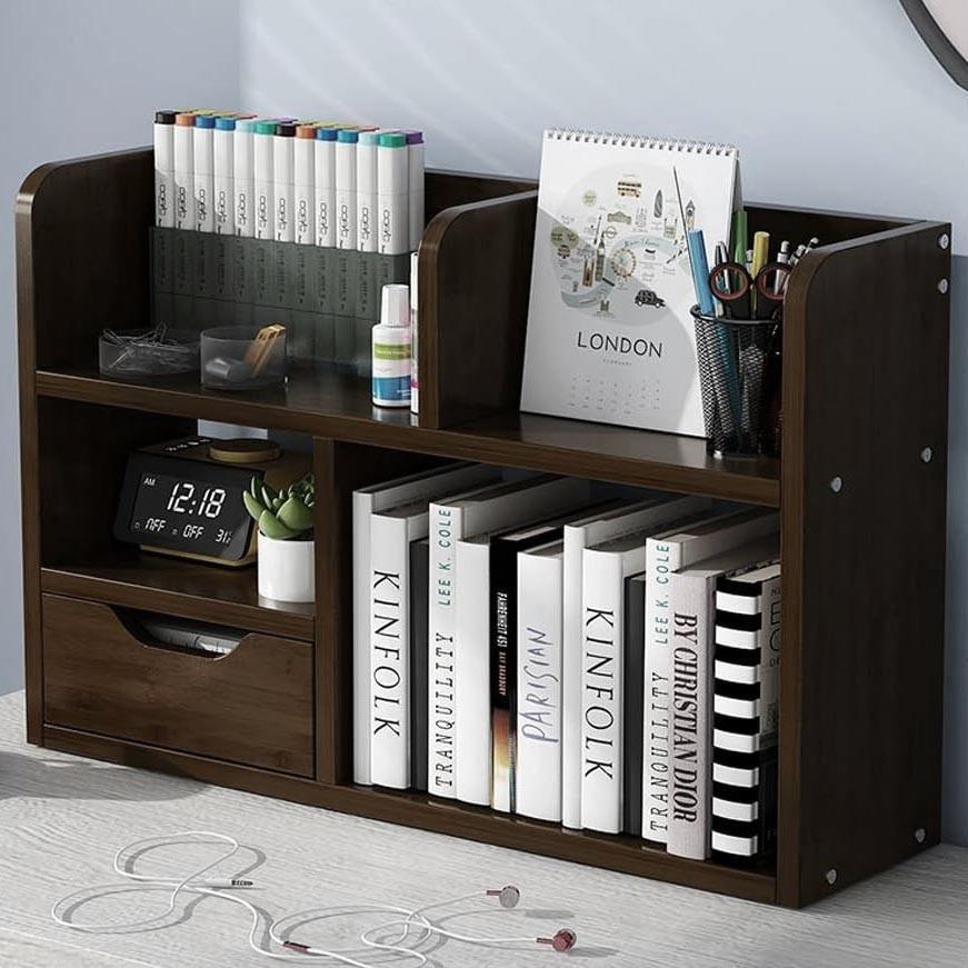 Полка книжная настольная из дерева Гиленфельд Капучино (КПА-026809)