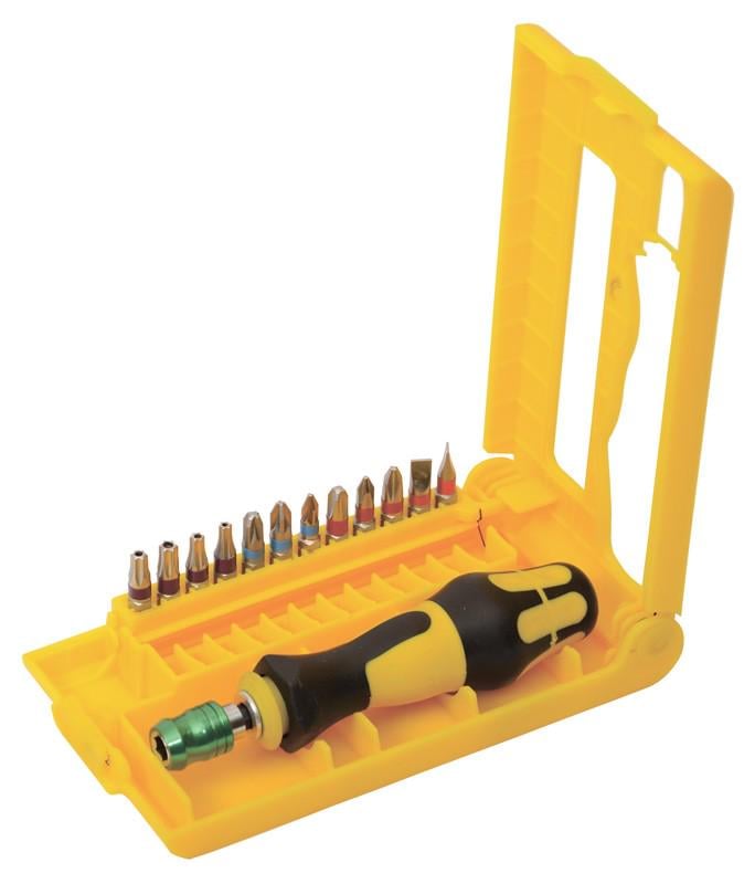 Отвертка Mastertool в кейсе + 12 насадок (40-0143)