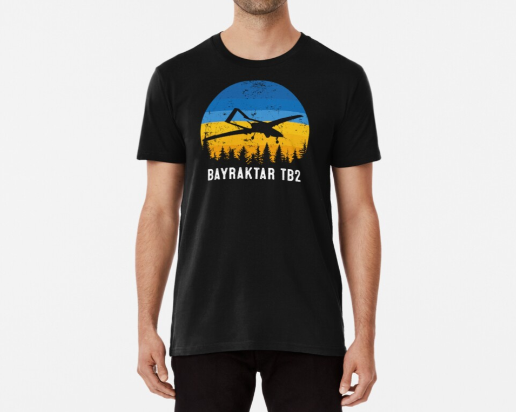 Футболка мужская патриотическая Stedman Байрактар ​​"bayraktar tb2" XXL Черный (УКР124-1600491549)