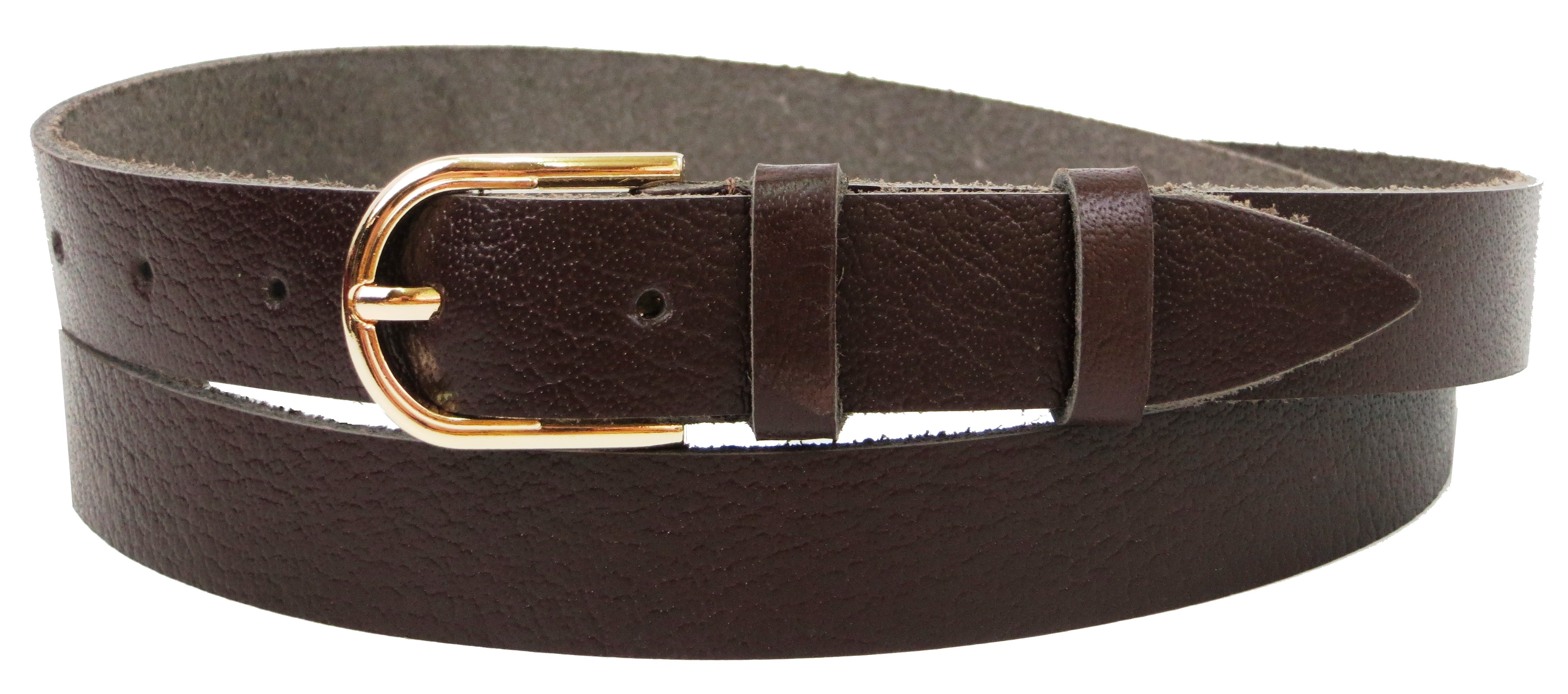 Ремень женский Skipper кожаный Коричневый (1348-25)