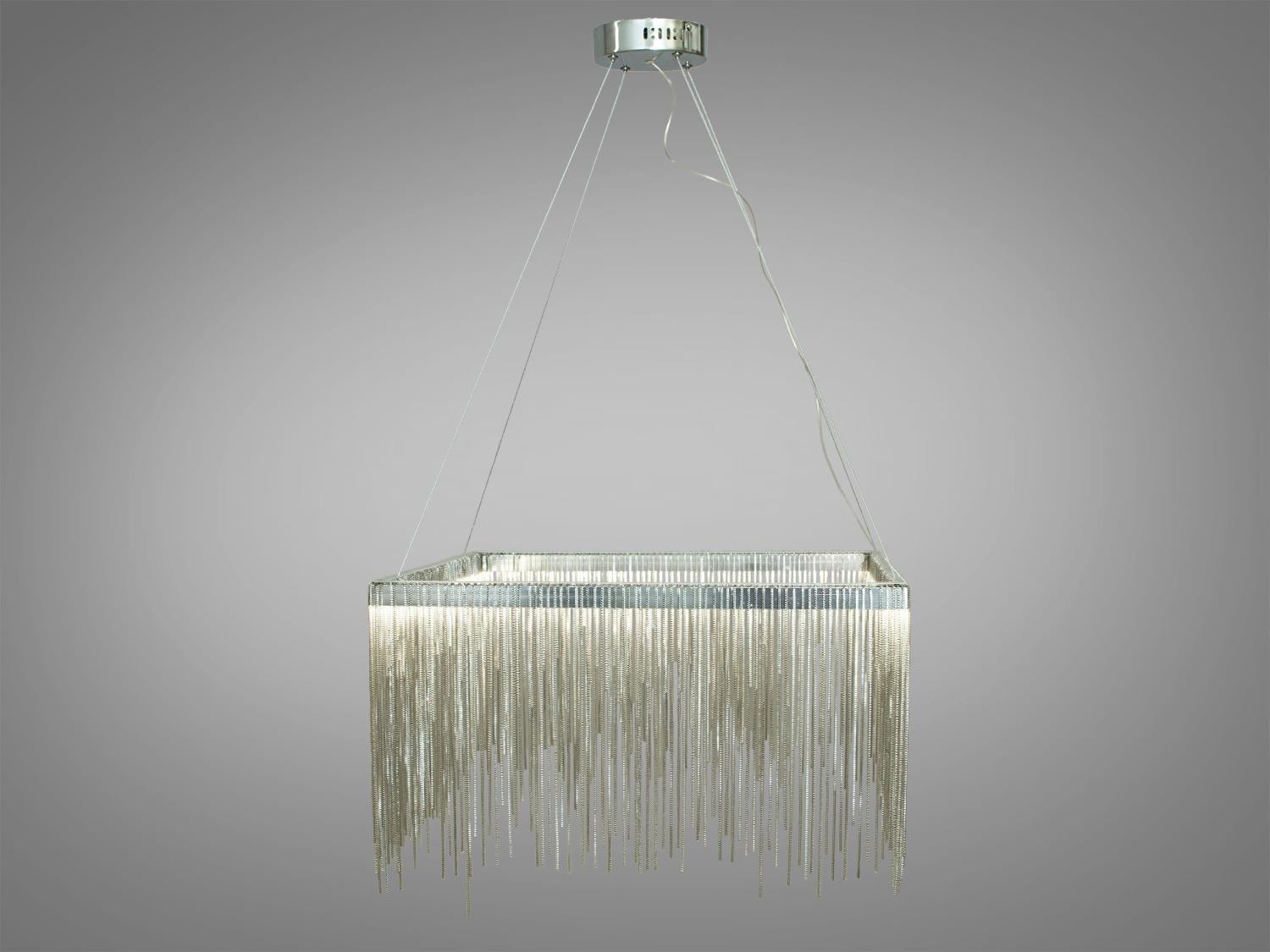 Люстра LED подвесная Diasha 40W Хром