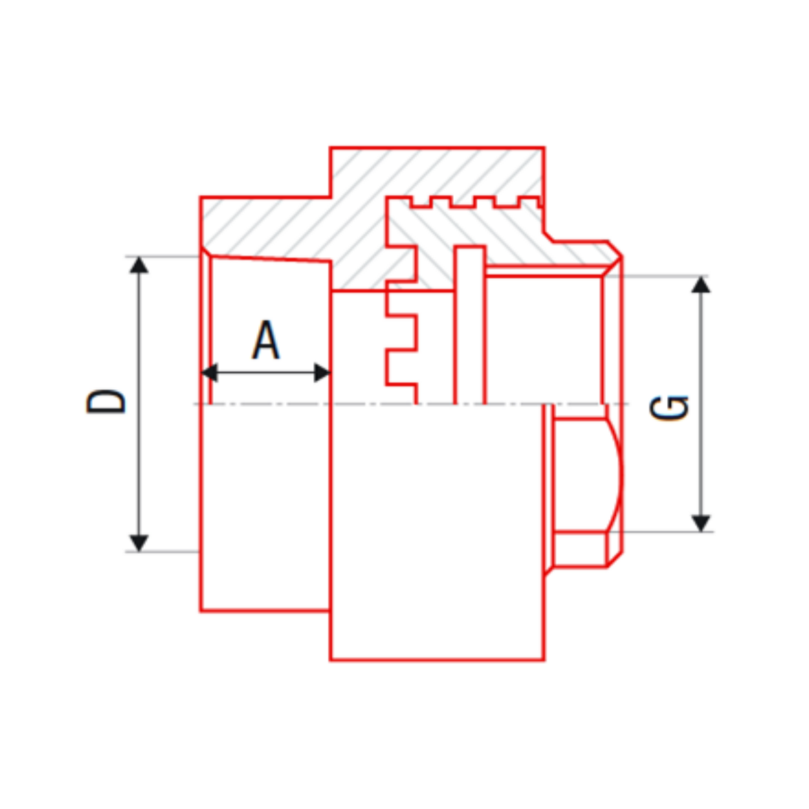 Перехідник REIGER REIGER з металевим різьбленням внутрішнім 20х1/2" (6547088) - фото 2 Перехідник REIGER REIGER з металевим різьбленням внутрішнім 20х1/2" (6547088) - фото 2