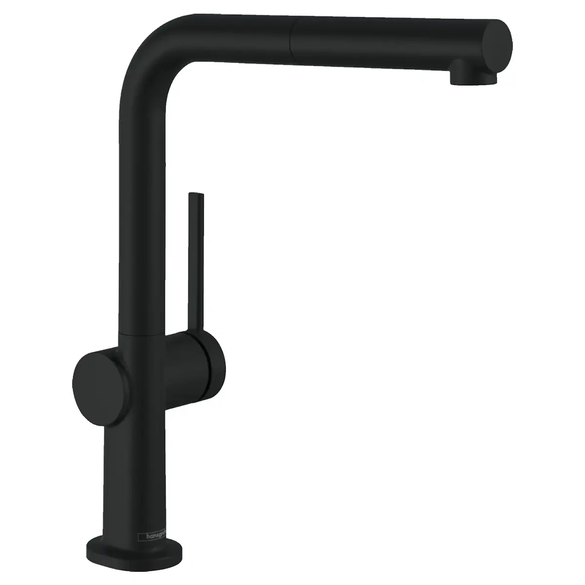 Смеситель для кухни Hansgrohe Focus M54 с выдвижным изливом Черный матовый (72845670)