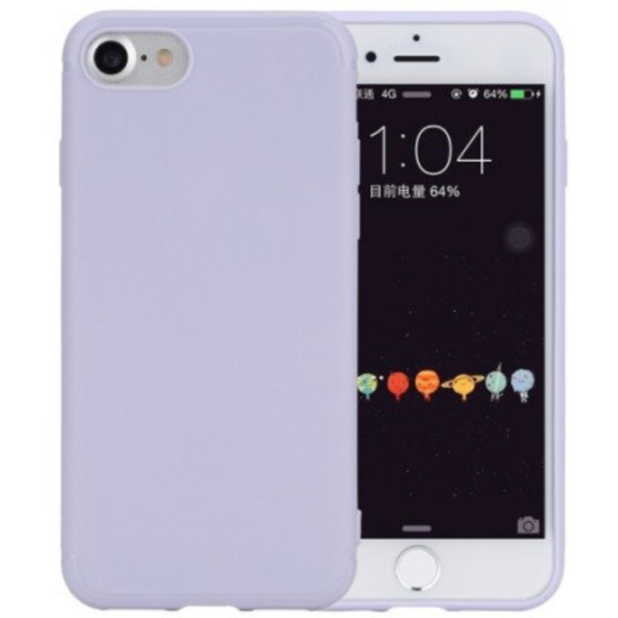 Силиконовый чехол накладка Rock Space Jello Series for iPhone 7/8/SE, Lilac