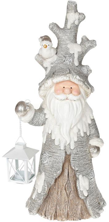 Статуэтка декоративная Лесник с фонариком 53,2 см керамика (BD-711-255)