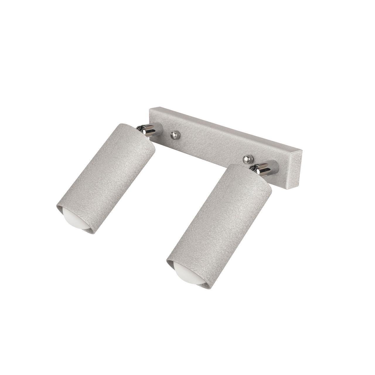 Бра MSK Electric Tube с поворотными механизмами под лампы Е27 Серый (MR 1105-2 GR) - фото 3