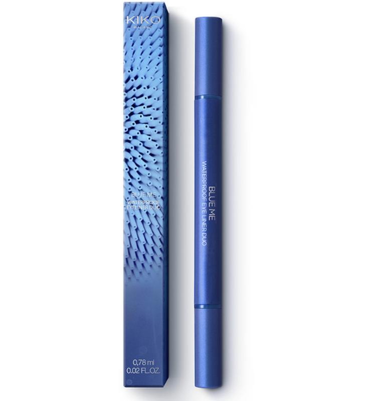 Подводка-маркер для глаз Kiko Milano двойная водостойкая Blue Me Waterproof Eyeliner Черный (2090863997) - фото 1