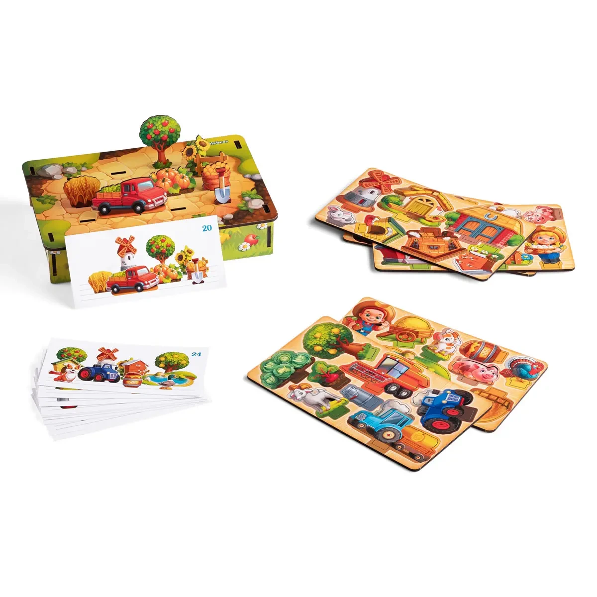 Гра з картками дитяча розвиваюча Панорама ферма (2394410155) - фото 2 Гра з картками дитяча розвиваюча Панорама ферма (2394410155) - фото 2