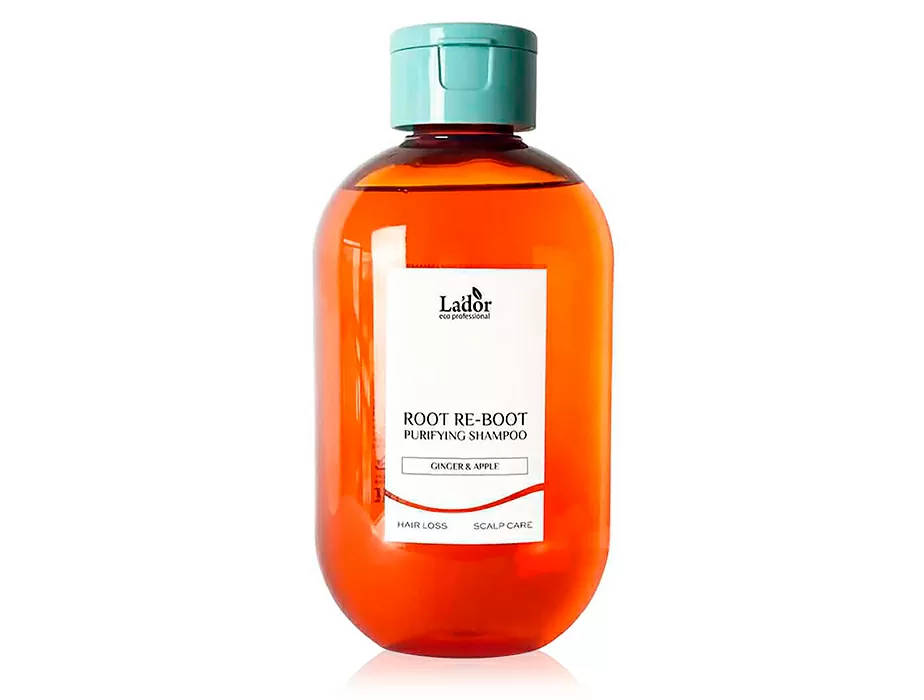 Шампунь для чутливої шкіри голови La'dor ROOT RE-BOOT Purifying Shampoo GINGER&APPLE 300 мл (4567)
