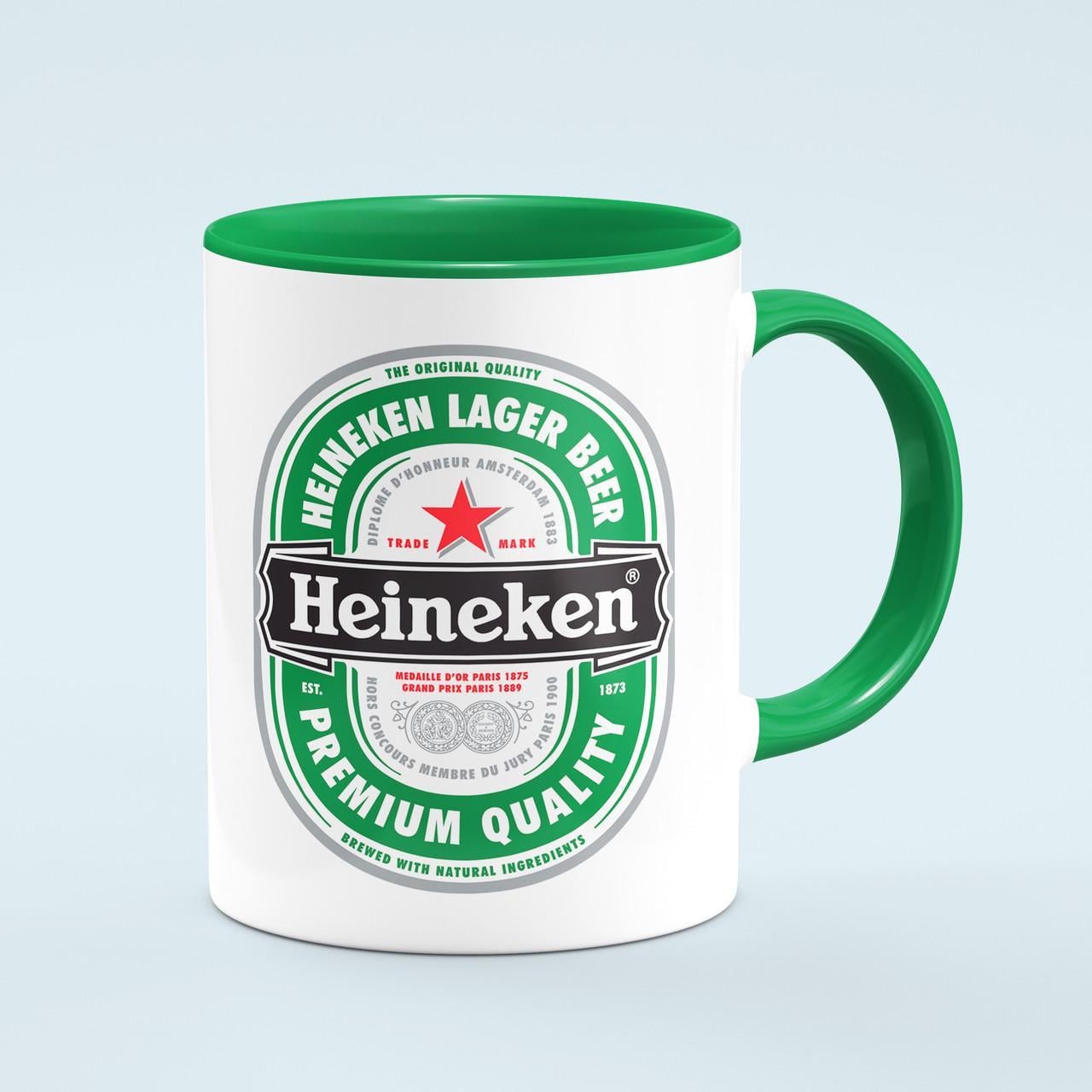 Чашка Heineken 330 мл Зеленый