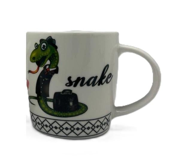 Чашка фарфоровая R96553 Змея 360 мл