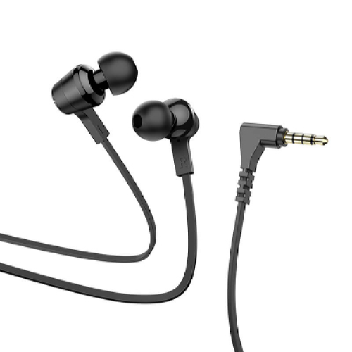 Навушники HOCO Oceanic universal earphones with mic M86 black - фото 2