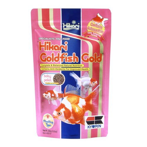 Корм Hikari Goldfish Gold для окраски золотых рыбок 3+ см/гранулы 1,7-2,0 мм/100 г плавающий (02131)