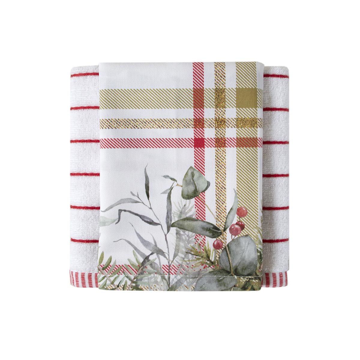 Набір рушників Lotus Home Holiday Greenery 2 шт. 40x60 см (svt-2000022348256) - фото 2