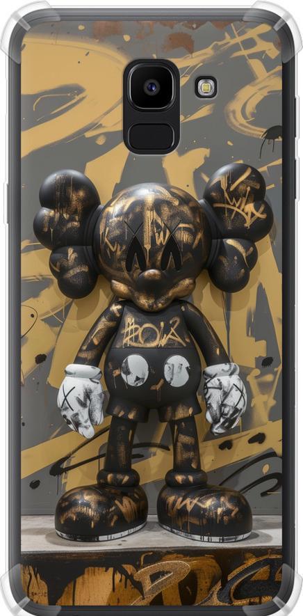 Чохол на Samsung Galaxy J6 2018 Bronze kaws (6097sp-1486-42517)