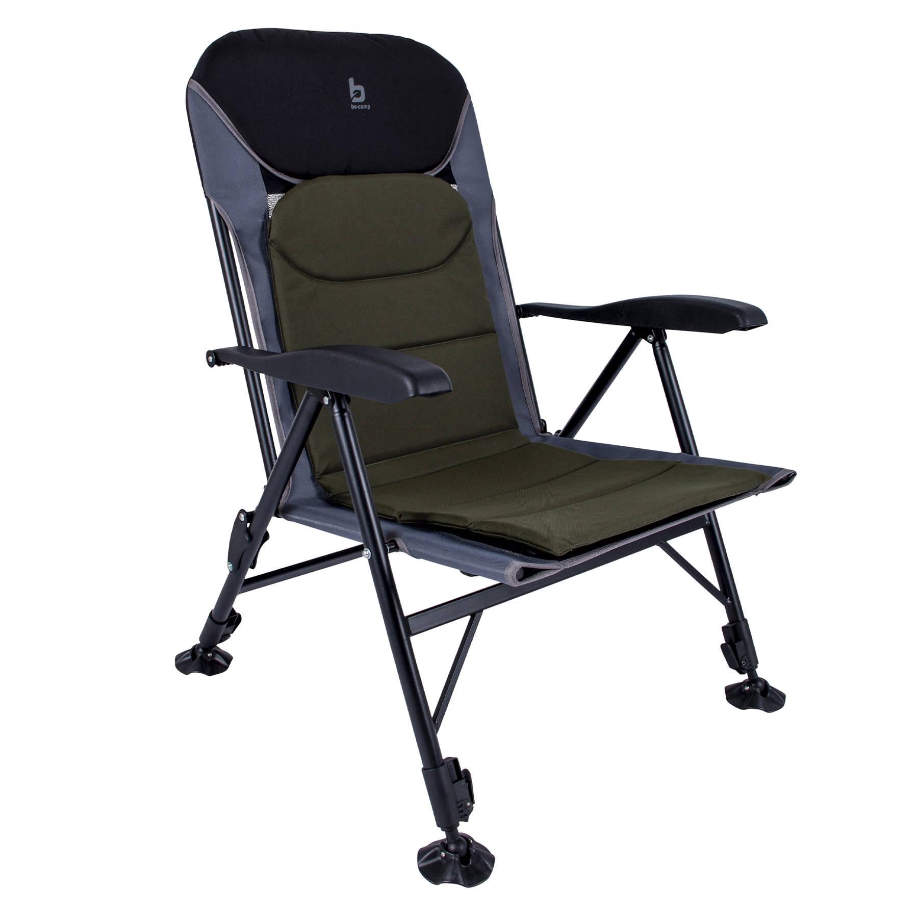 Кресло туристическое раскладное Bo-Camp Pike Black/Grey/Green (1204110)