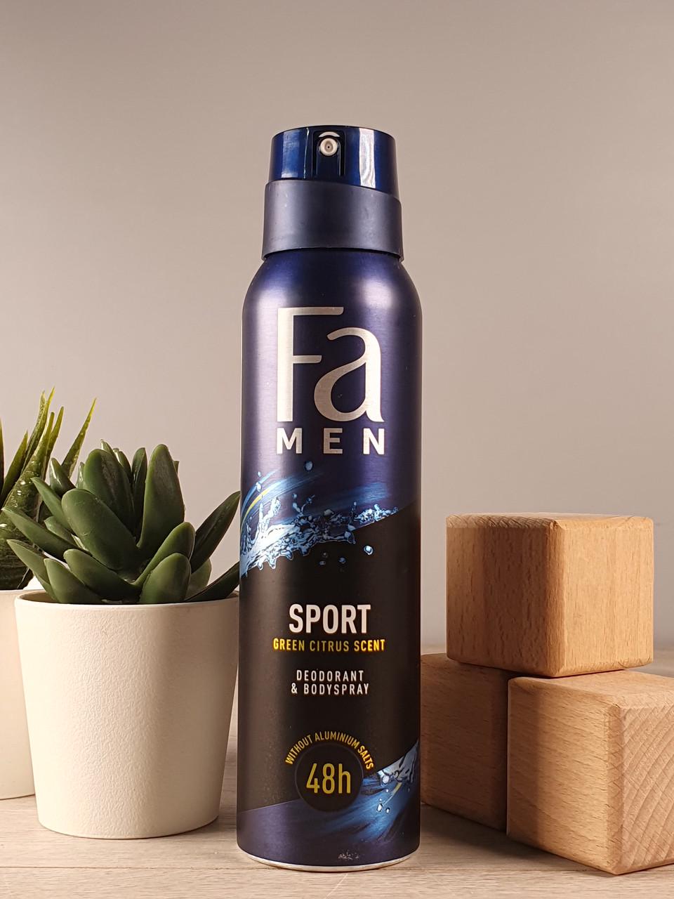 Дезодорант Fa Men Sport з ароматом зеленого цитруса 150 мл (1882887960)