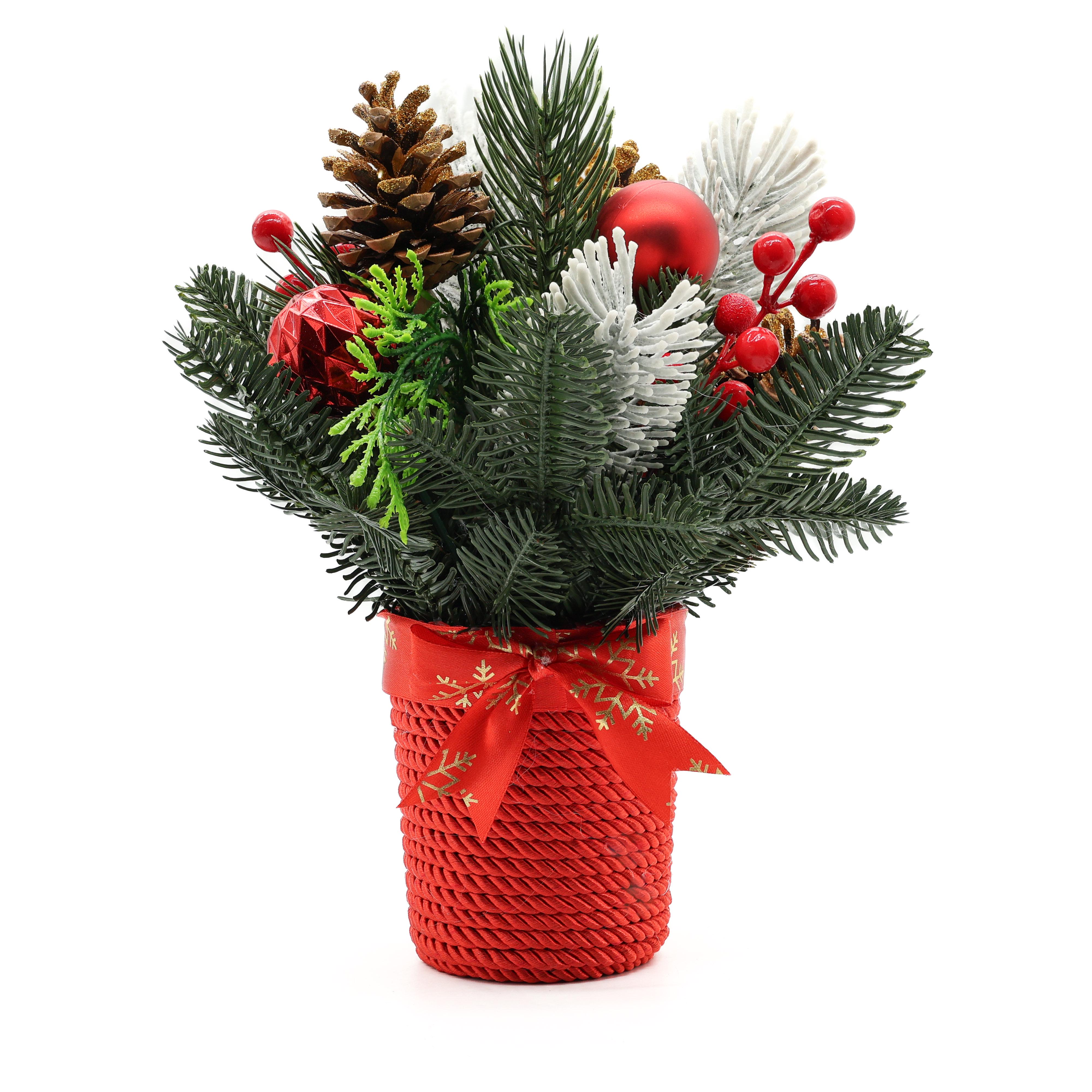 Новогодняя композиция GALA DECOR на стол из веревки шишек и ягод 20х25 см (К2520К) - фото 2 Новогодняя композиция GALA DECOR на стол из веревки шишек и ягод 20х25 см (К2520К) - фото 2