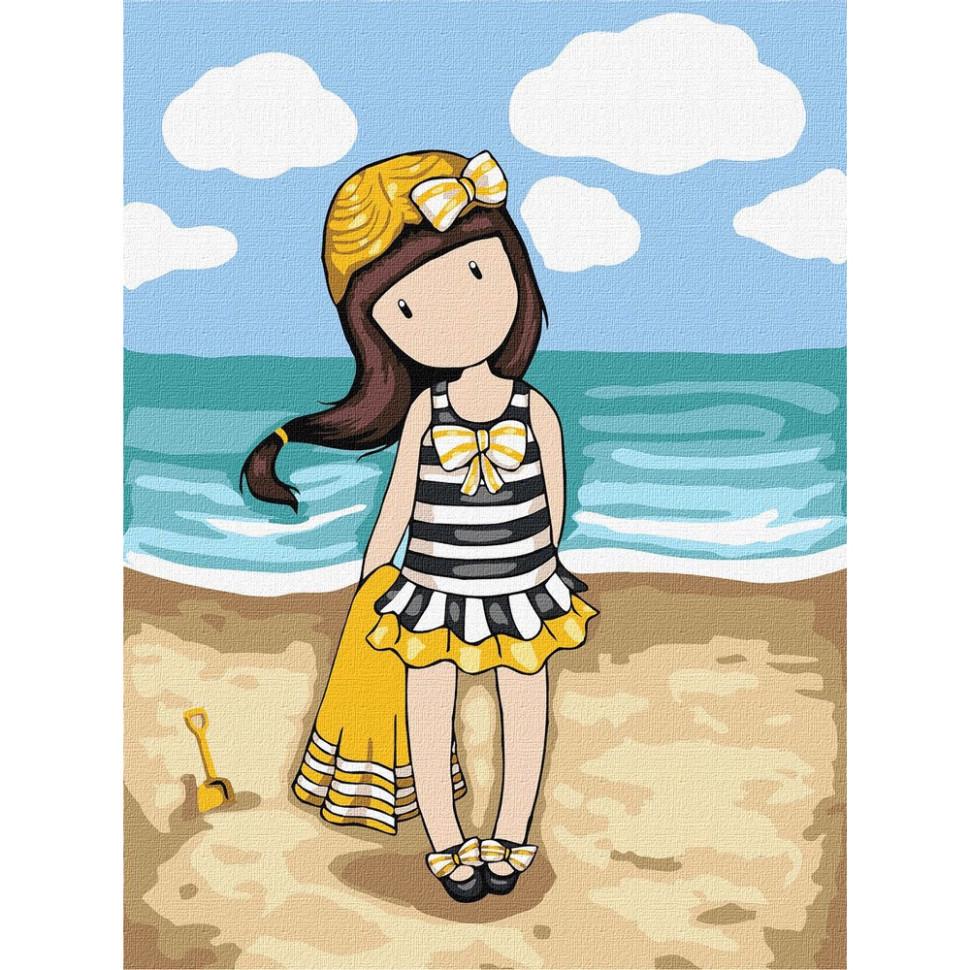 Картина по номерам Ideyka KHO8677 Beach Belle Santoro Gorjuss Collection 30х40 см (2990422791)
