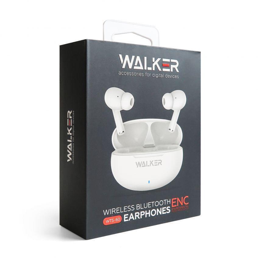 Наушники Bluetooth WALKER WTS-60 ENC White - фото 13