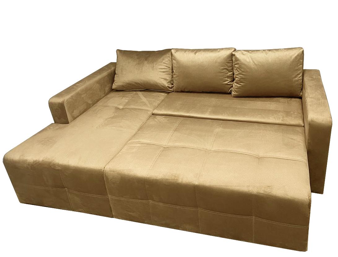 Диван угловой левый RidneTut Norman еврокнига Alaska 01 Semolina 230х155 см Светло-бежевый (43410102-01) - фото 2 Диван угловой левый RidneTut Norman еврокнига Alaska 01 Semolina 230х155 см Светло-бежевый (43410102-01) - фото 2