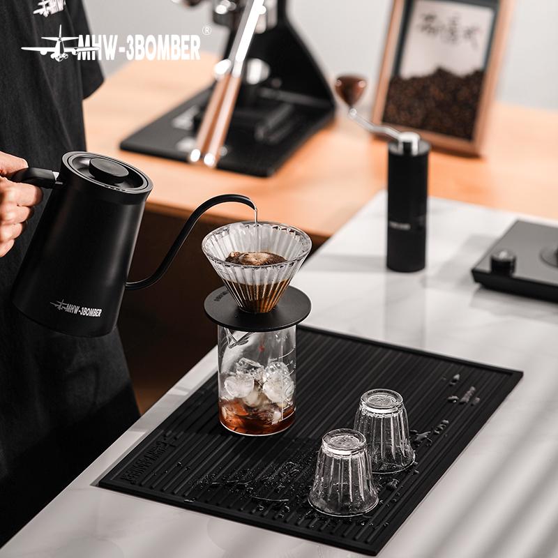 Силиконовый коврик для посуды MHW-3BOMBER 40x30 cм Black (SP5326B) - фото 4