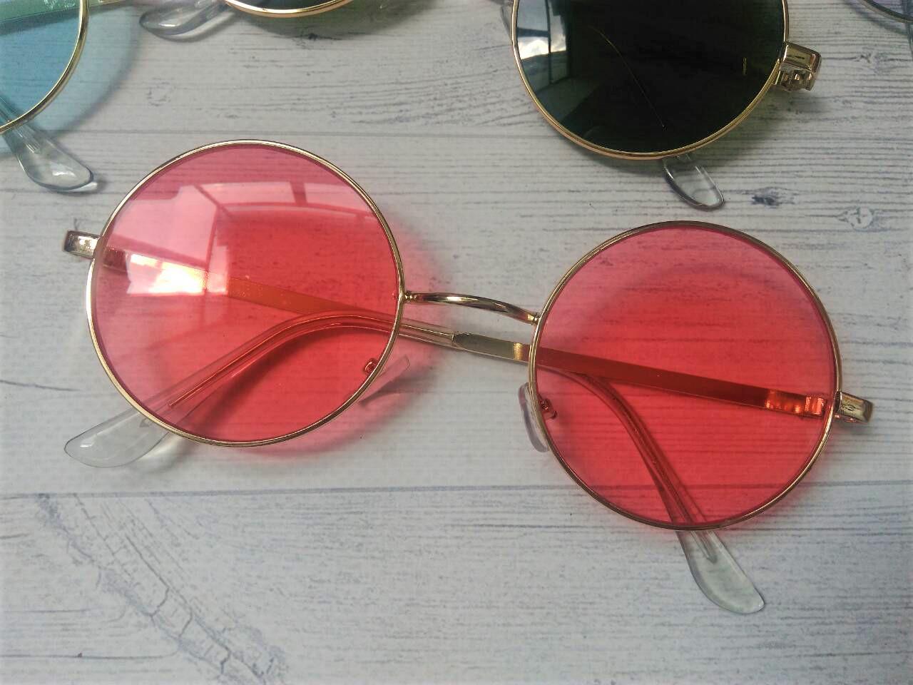 Очки круглые с цветной линзой Очки круглые с цветной линзой