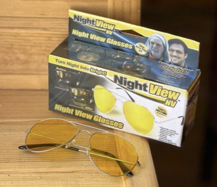 Окуляри антивідблискові Night View Glasses для водіїв нічного бачення Жовтий (KL2301-02) - фото 2