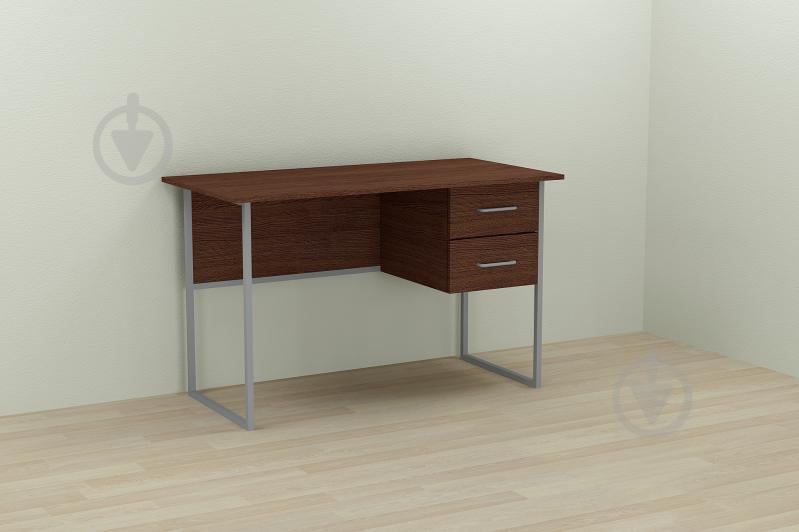 Компьютерный стол Ferrum-decor Дакота 75x120x70 серый ДСП Венге 16мм Компьютерный стол Ferrum-decor Дакота 75x120x70 серый ДСП Венге 16мм