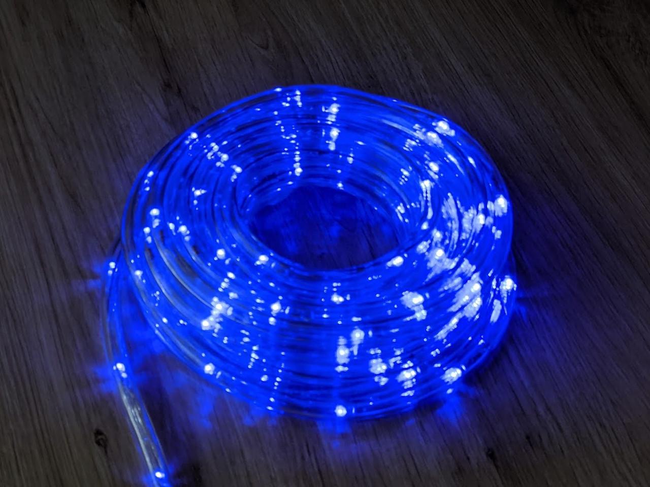 Гірлянда світлодіодна Дюралайт 20 м з перехідником Синій (RV-105 С-21) - фото 2 Гірлянда світлодіодна Дюралайт 20 м з перехідником Синій (RV-105 С-21) - фото 2