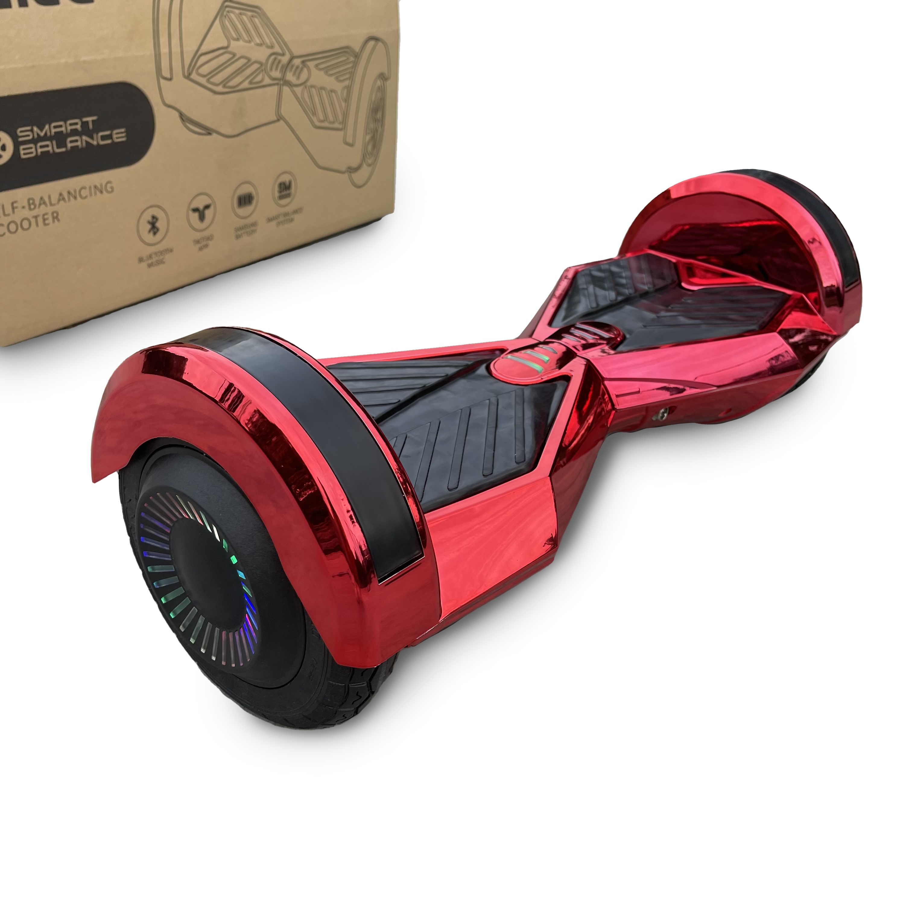 Гіроборд Smart Balance 8" PRO 2021 Червоний хром