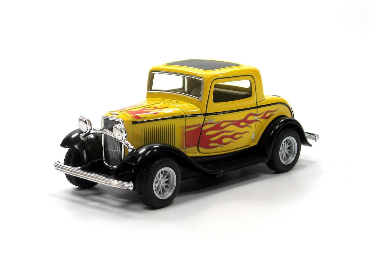 Машина металлическая KT5332F FORD 3-window coupe 1932