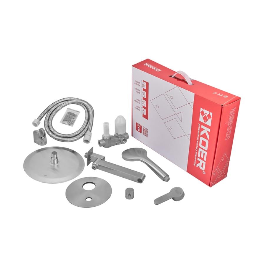 Душевая система встроенная KOER KI-66016-02 SS (KR4792) Душевая система встроенная KOER KI-66016-02 SS (KR4792)