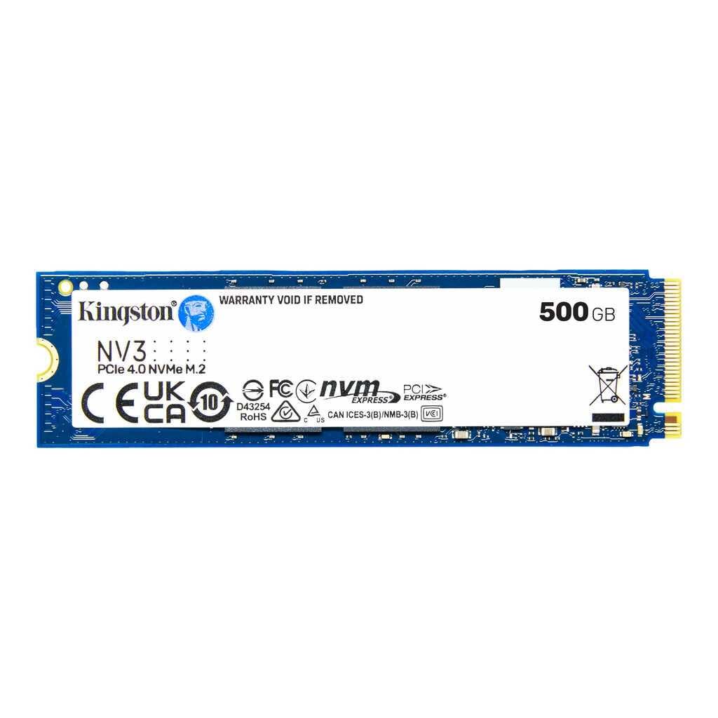 Накопитель SSD M.2 Kingston NV3 500 Гб NVMe 2280 PCIe 4.0 x4 3D NAND (34602790)