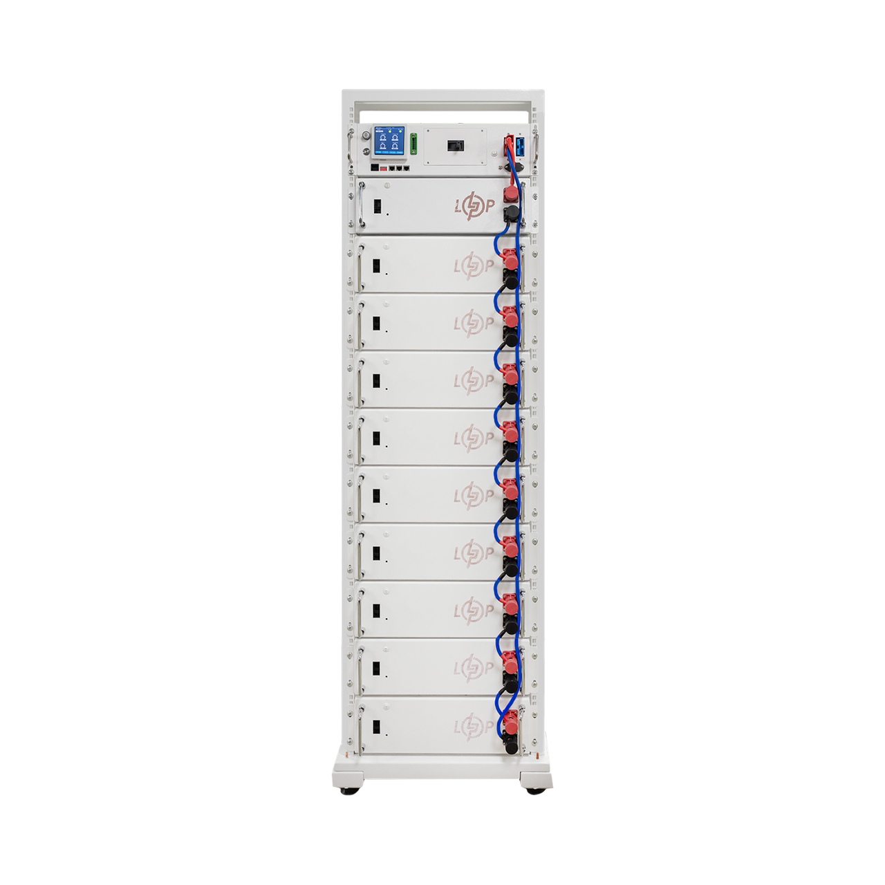 Аккумулятор LP LiFePO4 Battery HVM 512V 50Ah 25600 Wh BMS 125А AB Lrack White