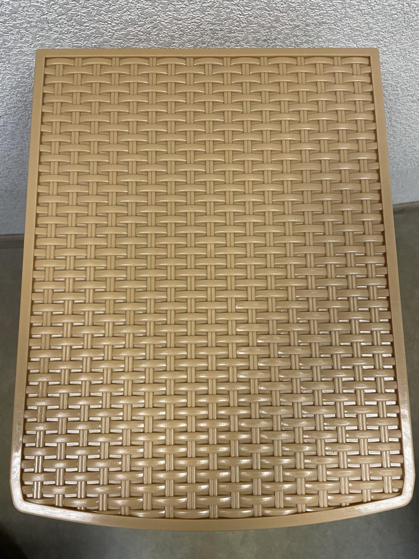 Комод пластиковый Rotange 4 ящика 91х37,5х46 см Бежевый (29439256) - фото 5