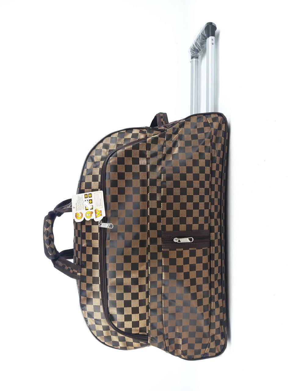 Сумка дорожня на 3 колесах 60х32х36 см 65 л Коричневий (1505-2)