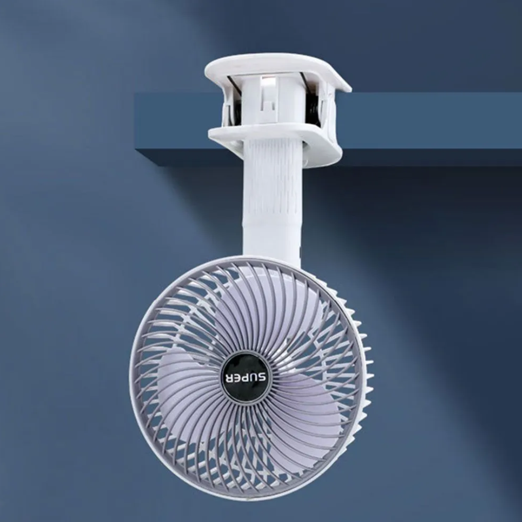 Вентилятор акумуляторний clip+mobile stand з прищепкою і USB зарядкою Білий (VNA10034) - фото 15 Вентилятор акумуляторний clip+mobile stand з прищепкою і USB зарядкою Білий (VNA10034) - фото 15