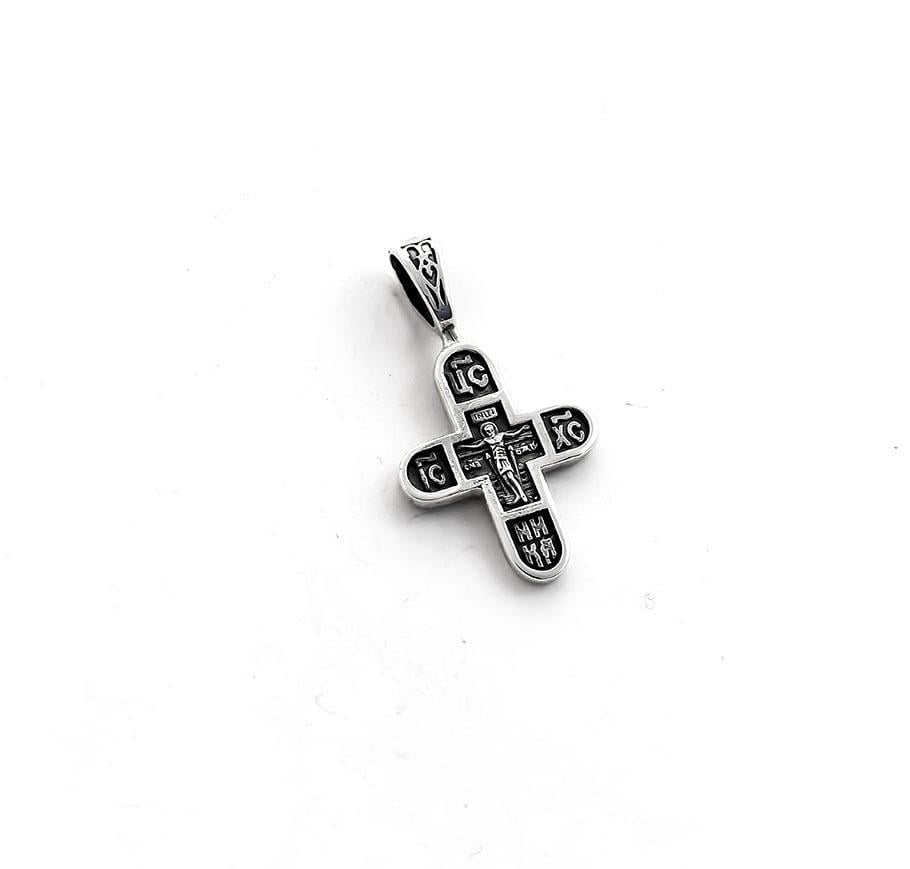 Кулон крест Maxi Silver 7529 Распятие христа (87529)