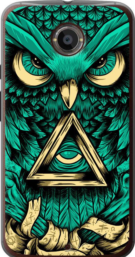 Чехол на Motorola Moto X2 Сова Арт-тату (3971u-372-42517)