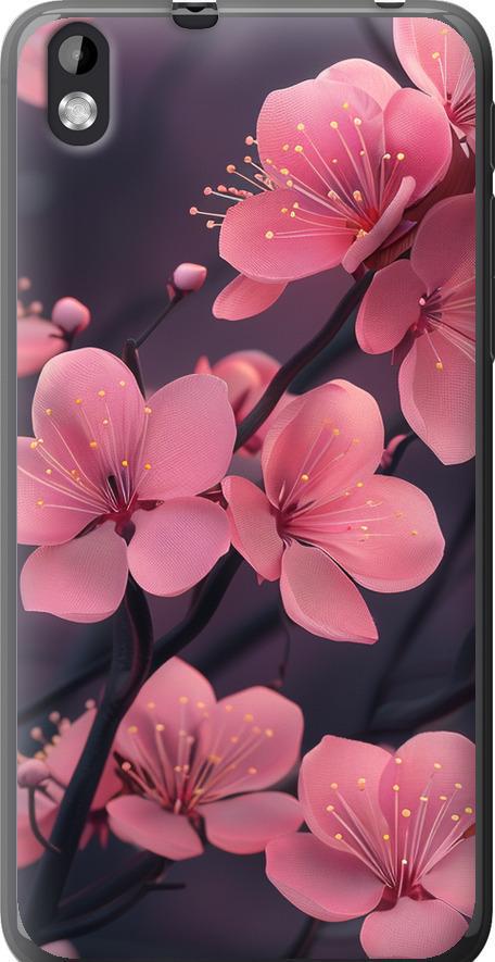 Чехол на HTC Desire 816 Пурпурная сакура (6075u-169-42517) Чехол на HTC Desire 816 Пурпурная сакура (6075u-169-42517)