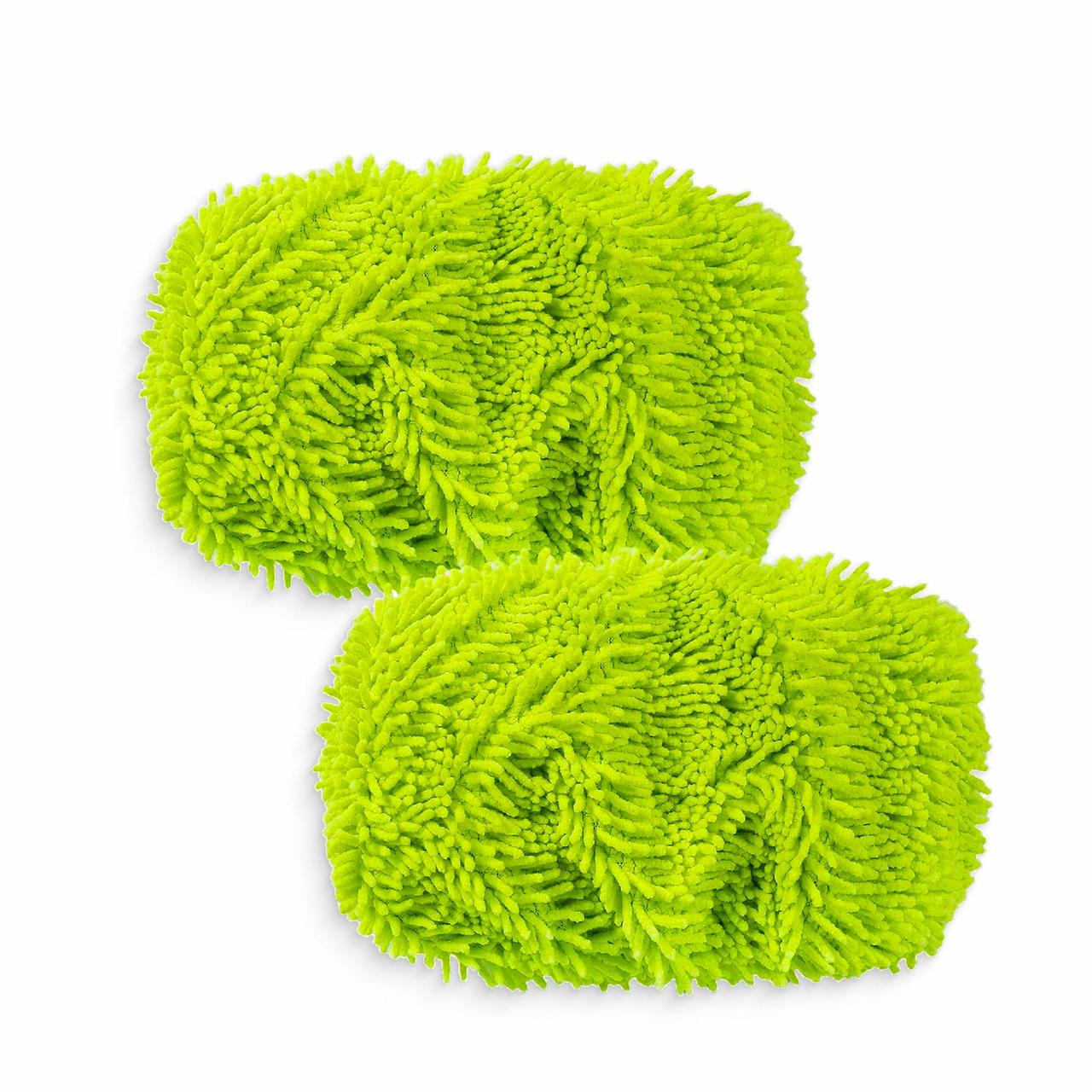 Набір зі змінних мікрофібрових насадок для швабри Swiffer на резинці 2 шт. Салатовий (2551169981)