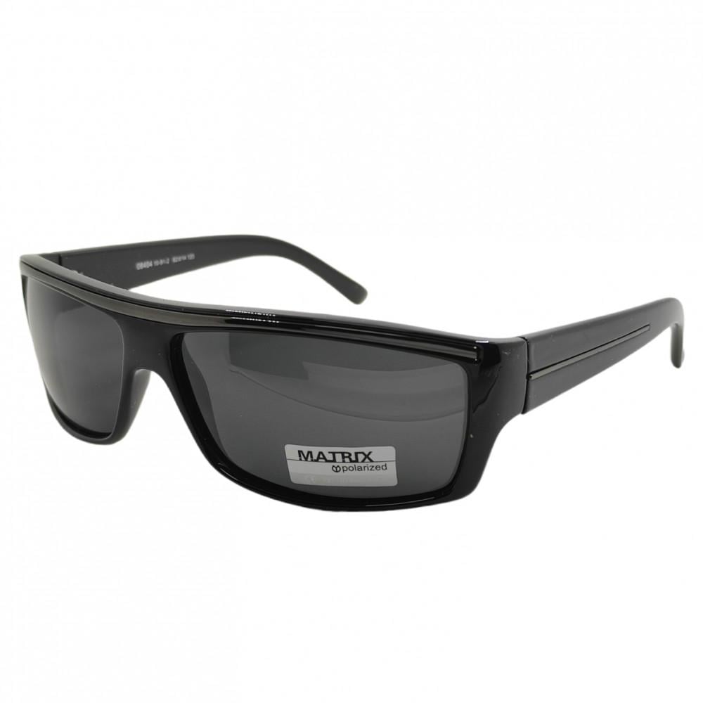 Солнцезащитные очки поляризованные Matrix Polarized 08404 Черный Глянцевый/Темная Сталь (46510)