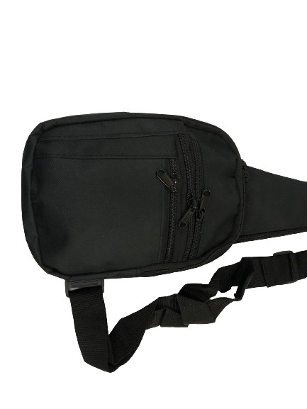 Сумка мужская на плечо с кобурой Cordura с водонепроницаемой мембраной 6 карманов 24х17х5 см Черный (CD12988) - фото 2