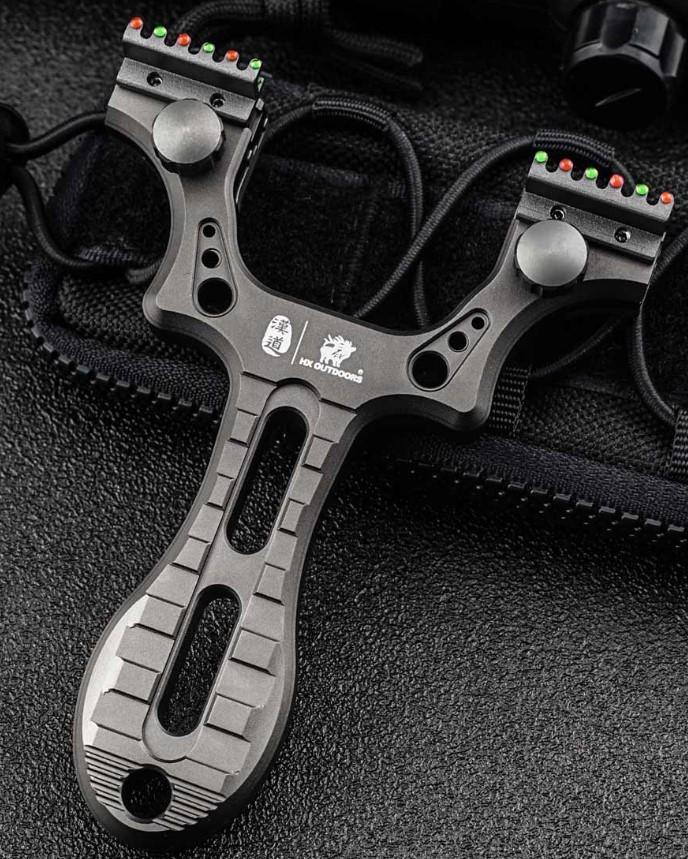 Рогатка з прицілом HX Outdoors Hunting Slingshot EDC-079 Grey (EDC-079B) - фото 7 Рогатка з прицілом HX Outdoors Hunting Slingshot EDC-079 Grey (EDC-079B) - фото 7