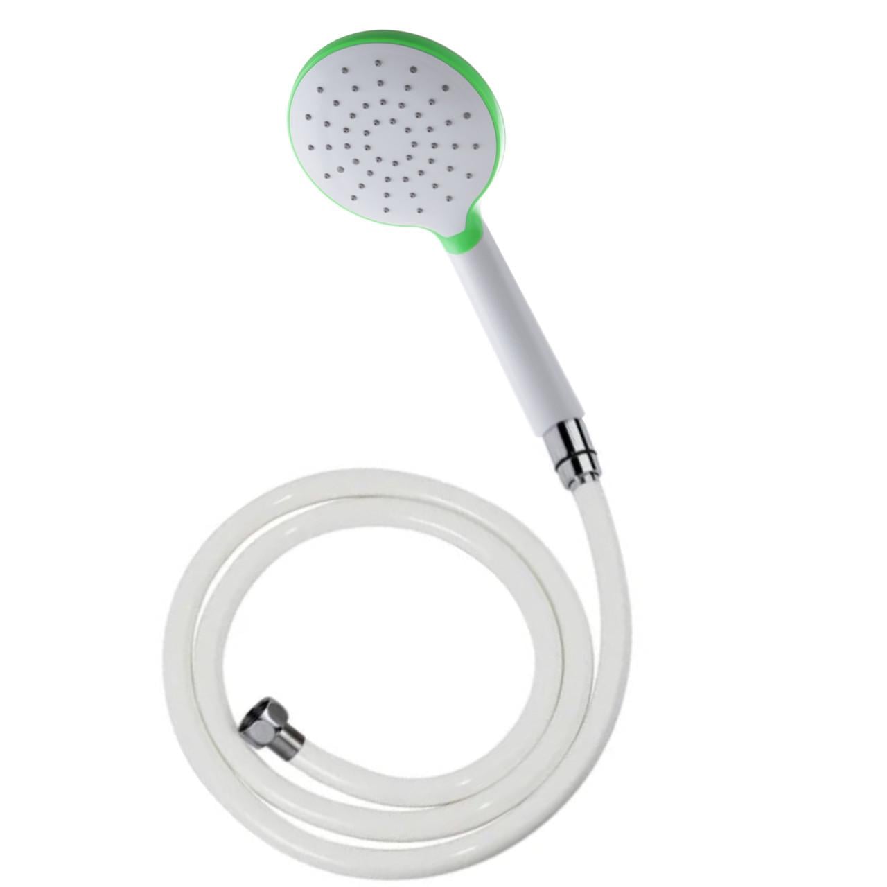 Комплект Zerix шланг силіконовий ПВХ 150 см/лійка набір душовий White/GREEN (18826778) Комплект Zerix шланг силіконовий ПВХ 150 см/лійка набір душовий White/GREEN (18826778)
