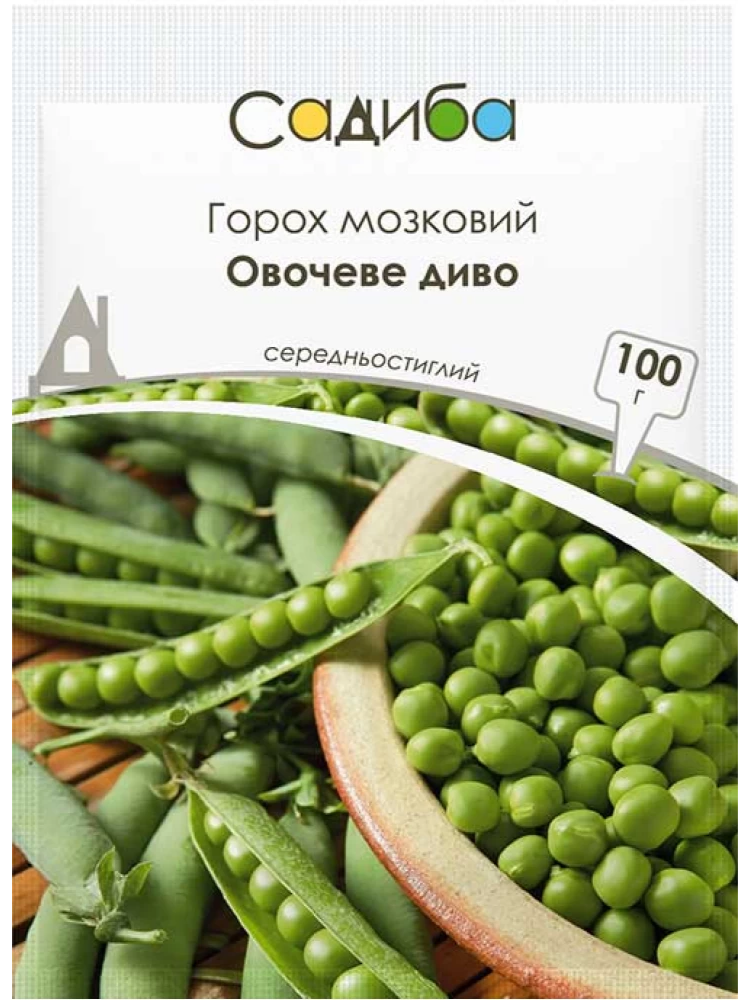 Семена Горох мозговой Садиба центр Овощное чудо 100 г (3684) Семена Горох мозговой Садиба центр Овощное чудо 100 г (3684)