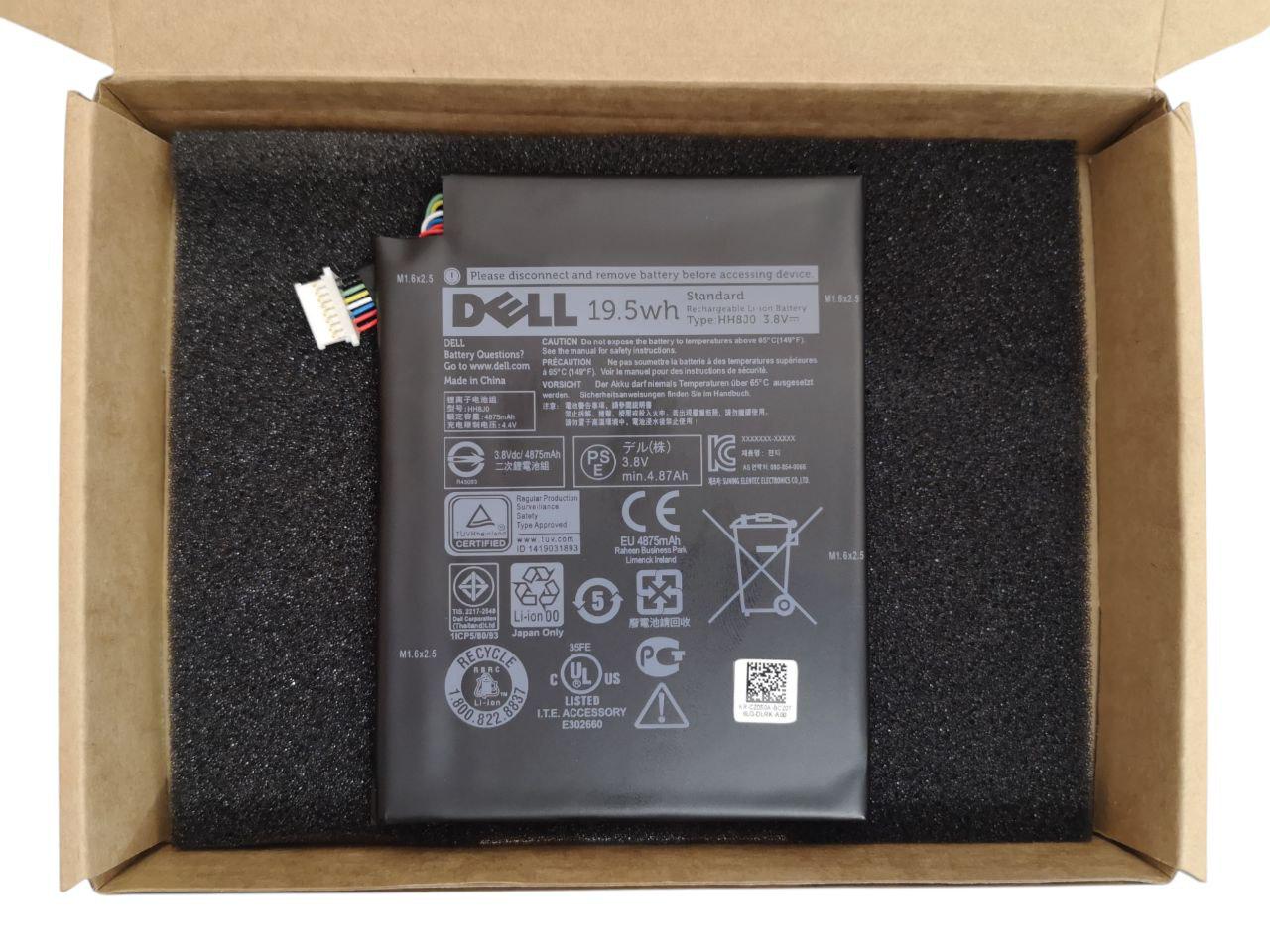 Акумулятор для ноутбука Dell Venue 8 Pro 5845/5855/HH8J0 4875 mAh 19,5 Wh (33076081)
