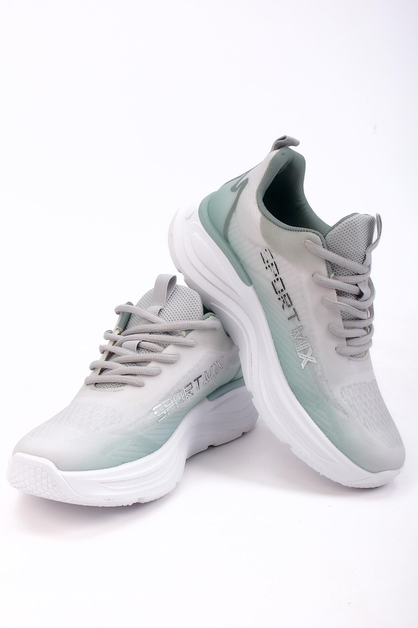 Кроссовки мужские Fashion 347274 на платформе р. 42 Бело-зеленый (347274_42)