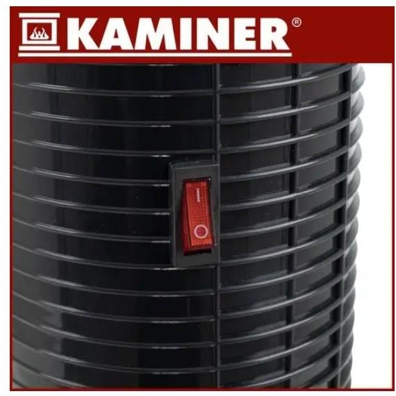 Тепловентилятор колонний Kaminer IGNISSE 2000 Вт з пультом Чорний (З47568) - фото 4 Тепловентилятор колонний Kaminer IGNISSE 2000 Вт з пультом Чорний (З47568) - фото 4